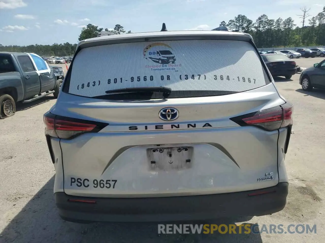 6 Photograph of a damaged car 5TDKRKEC0NS106305 TOYOTA All Models 2022
