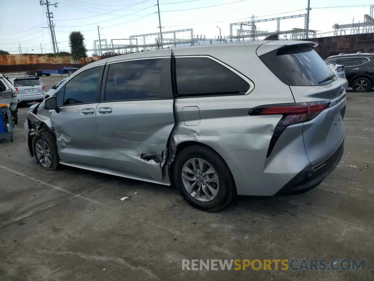 2 Photograph of a damaged car 5TDKRKEC1NS105826 TOYOTA All Models 2022