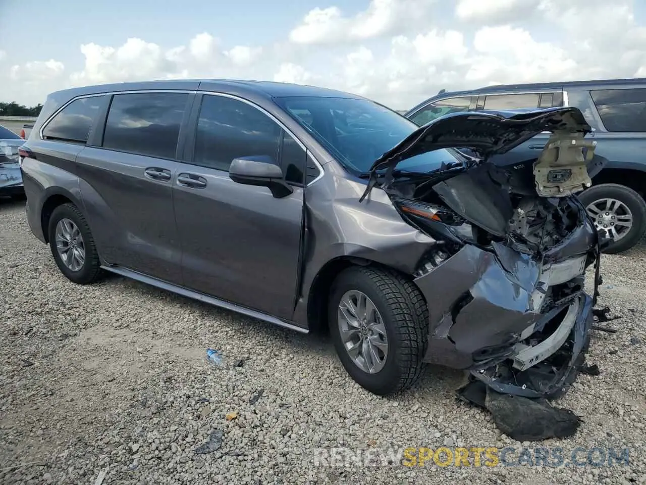 4 Photograph of a damaged car 5TDKRKEC2NS093735 TOYOTA All Models 2022