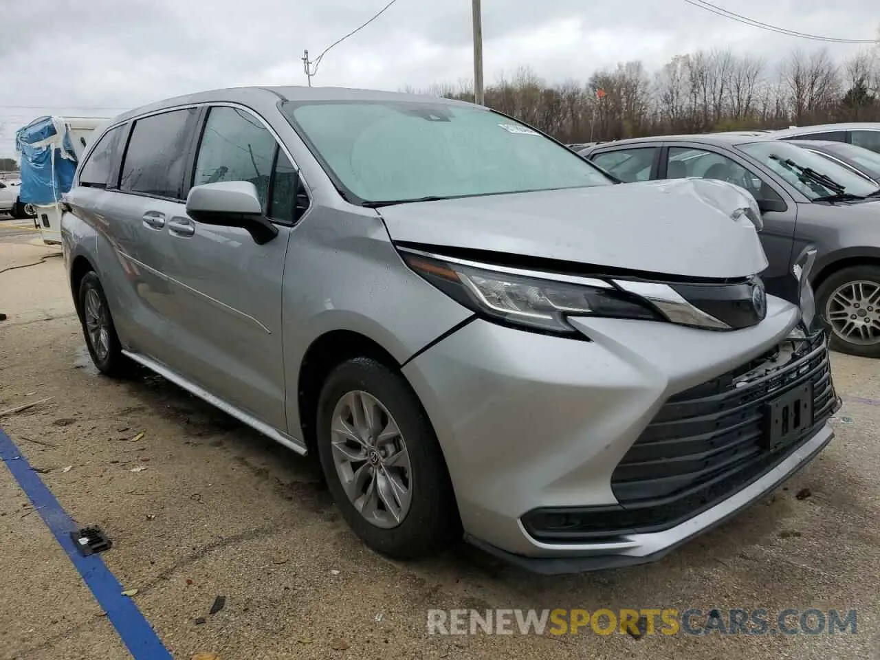4 Photograph of a damaged car 5TDKRKEC2NS100148 TOYOTA All Models 2022