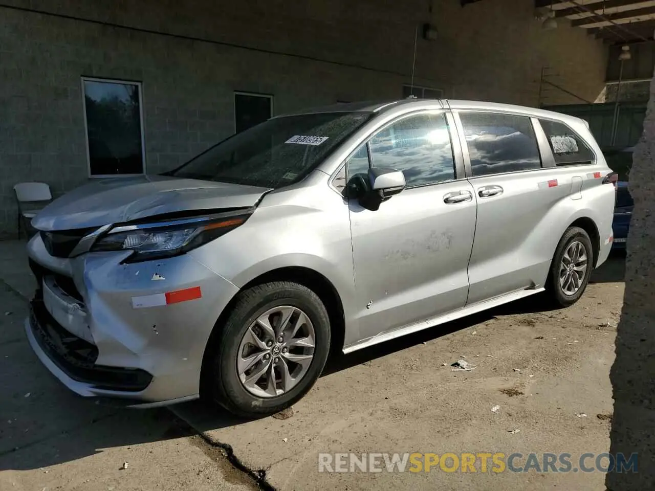 1 Photograph of a damaged car 5TDKRKEC3NS116553 TOYOTA All Models 2022