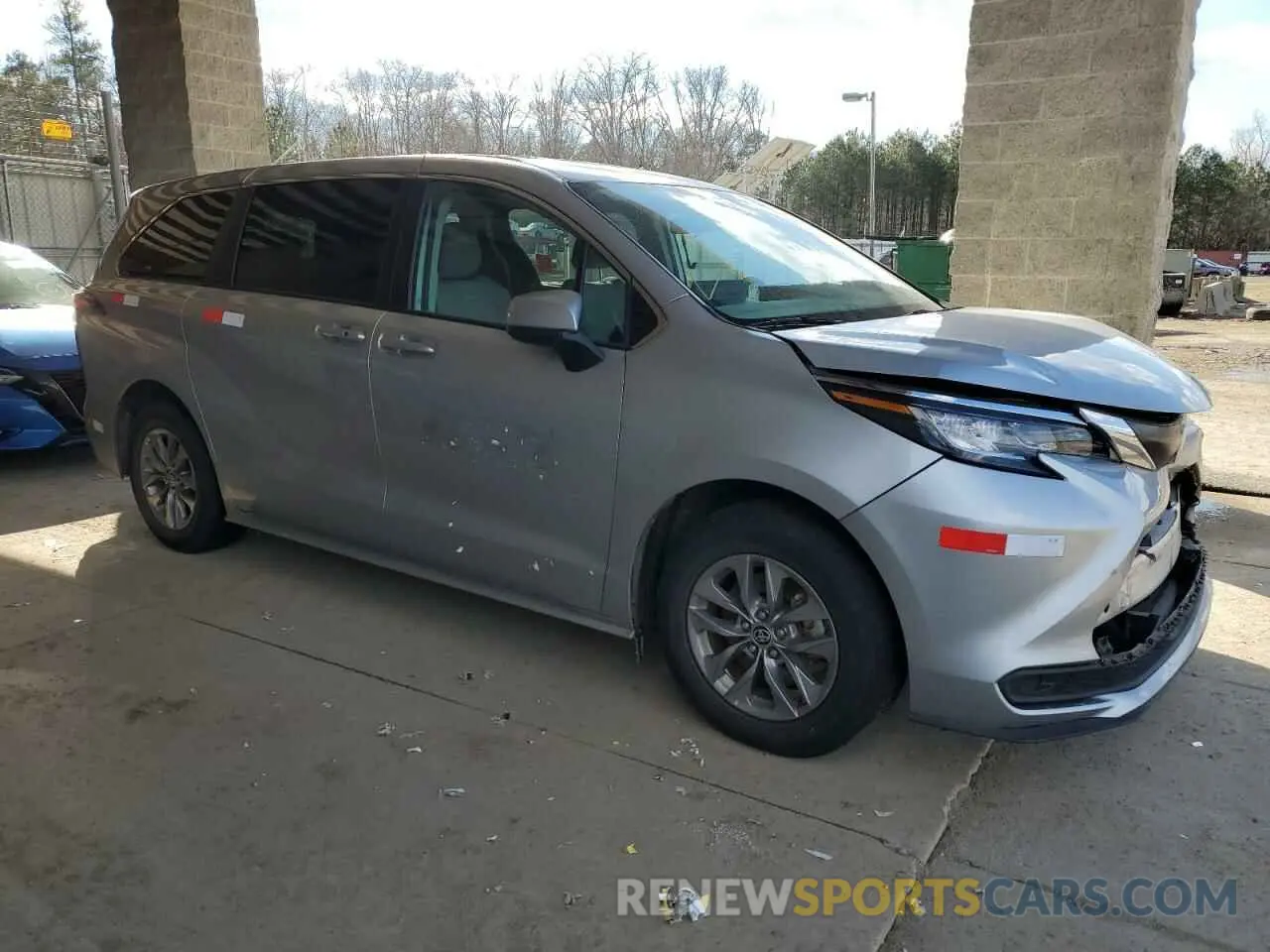 4 Photograph of a damaged car 5TDKRKEC3NS116553 TOYOTA All Models 2022
