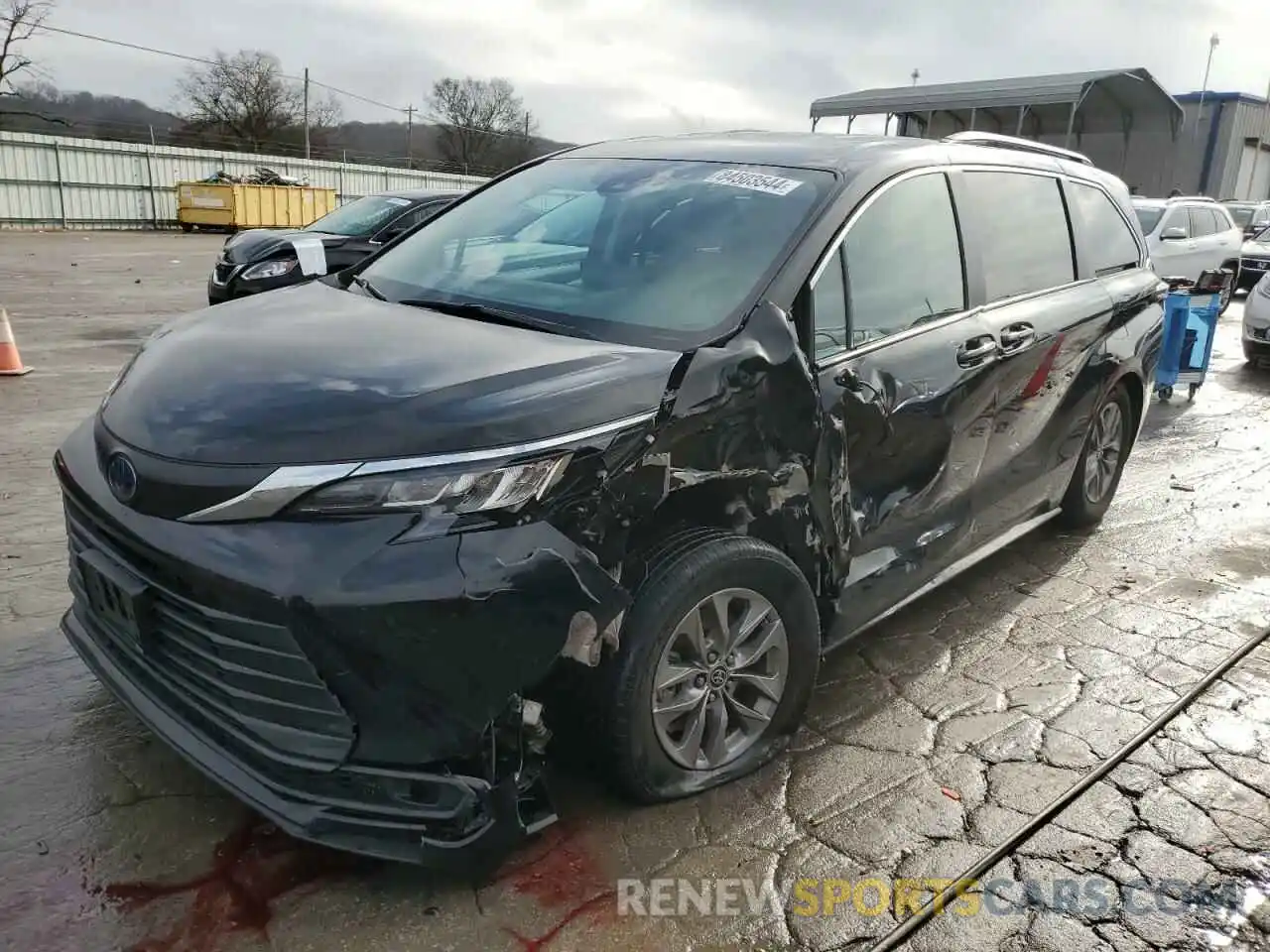 1 Photograph of a damaged car 5TDKRKEC4NS120515 TOYOTA All Models 2022