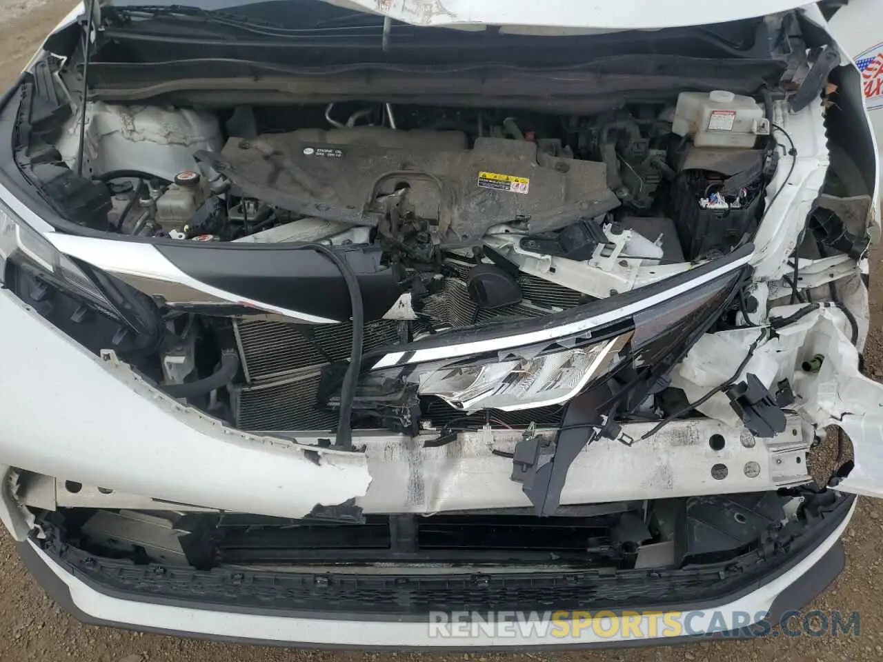 12 Photograph of a damaged car 5TDKRKEC5NS075469 TOYOTA All Models 2022