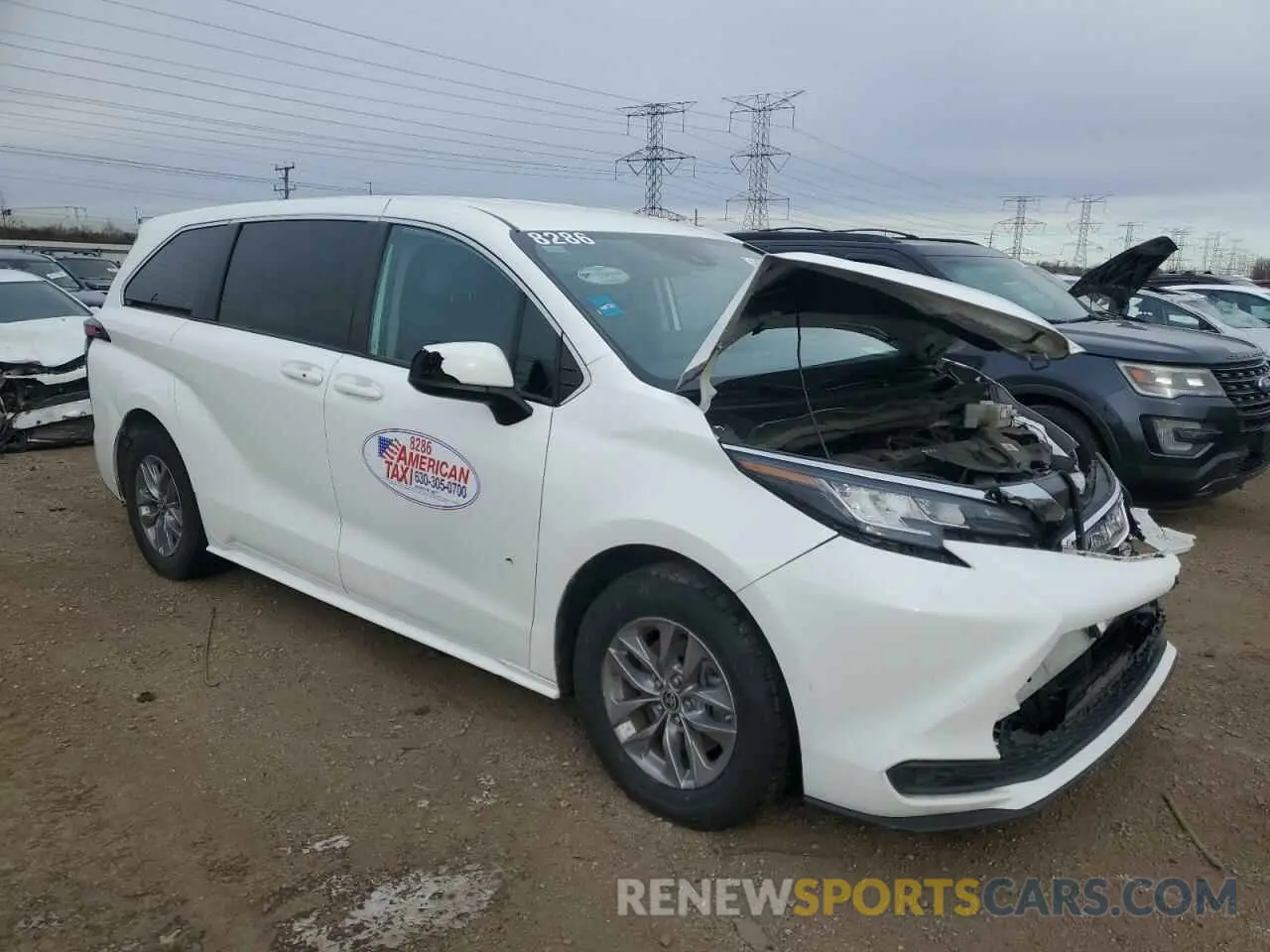 4 Photograph of a damaged car 5TDKRKEC5NS075469 TOYOTA All Models 2022