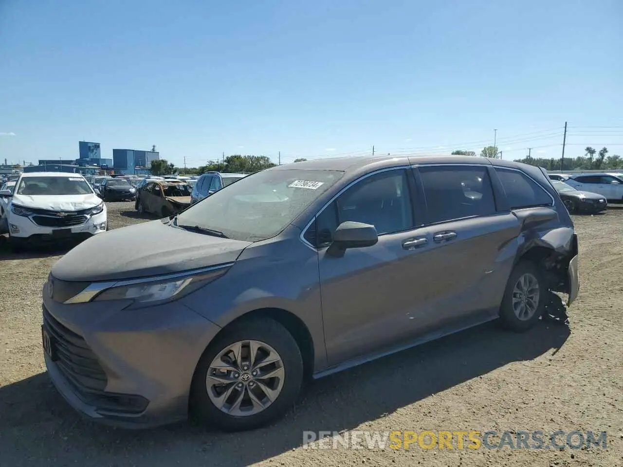 1 Photograph of a damaged car 5TDKRKEC5NS091753 TOYOTA All Models 2022