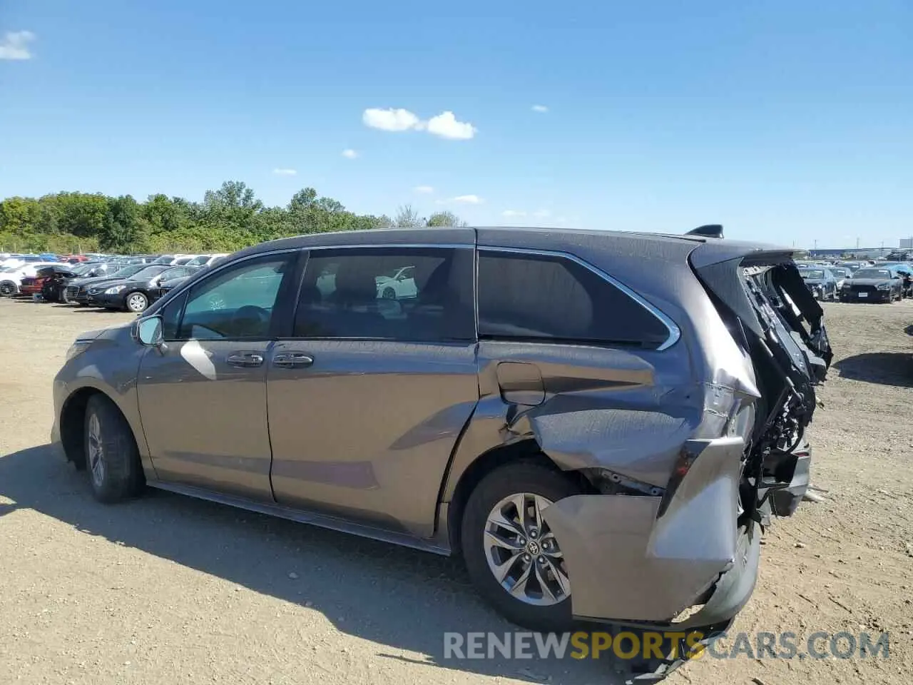 2 Photograph of a damaged car 5TDKRKEC5NS091753 TOYOTA All Models 2022