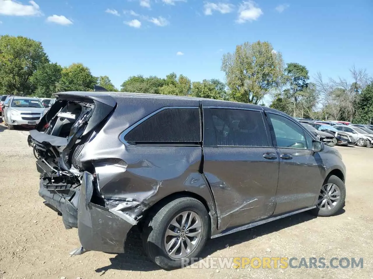 3 Photograph of a damaged car 5TDKRKEC5NS091753 TOYOTA All Models 2022