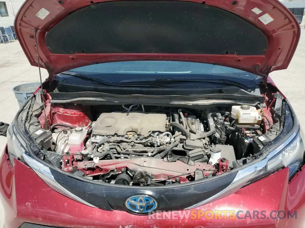 12 Photograph of a damaged car 5TDKRKEC6NS107295 TOYOTA All Models 2022
