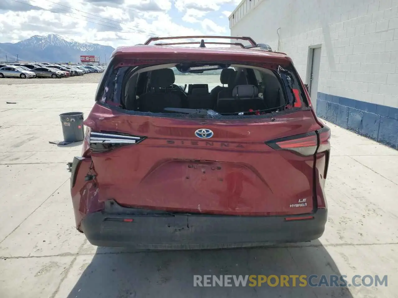 6 Photograph of a damaged car 5TDKRKEC6NS107295 TOYOTA All Models 2022