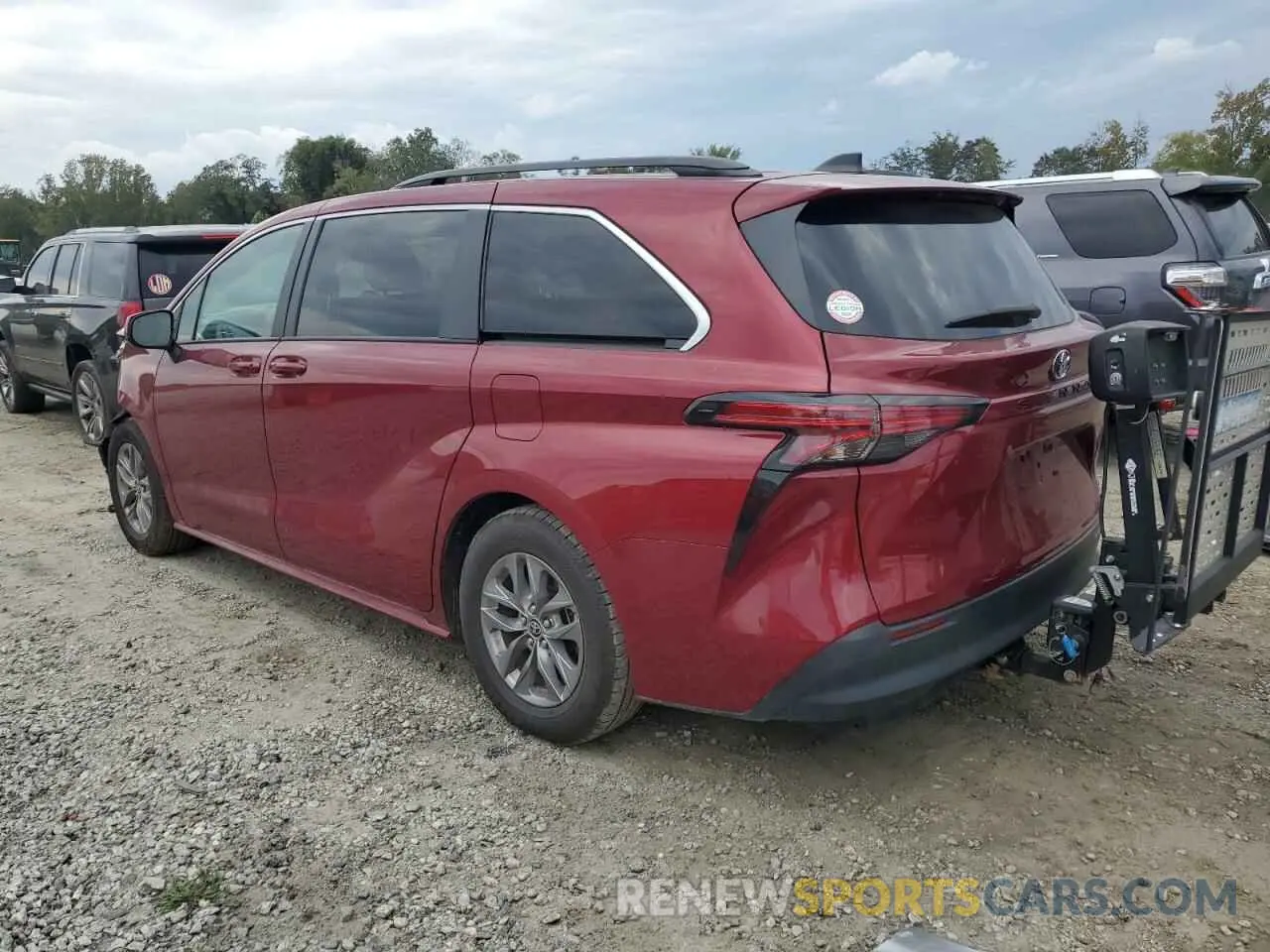 2 Photograph of a damaged car 5TDKRKEC6NS129698 TOYOTA All Models 2022