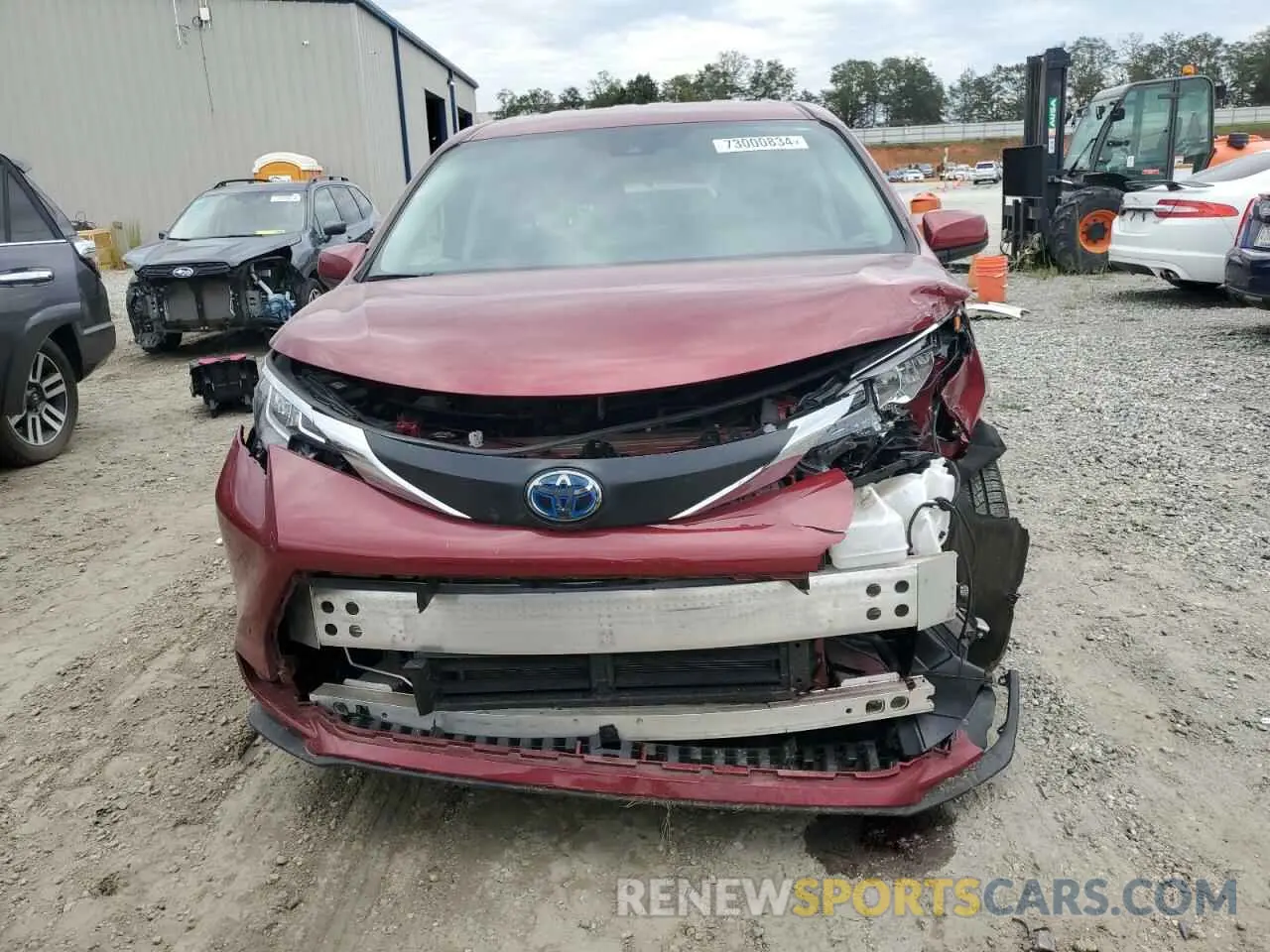 5 Photograph of a damaged car 5TDKRKEC6NS129698 TOYOTA All Models 2022
