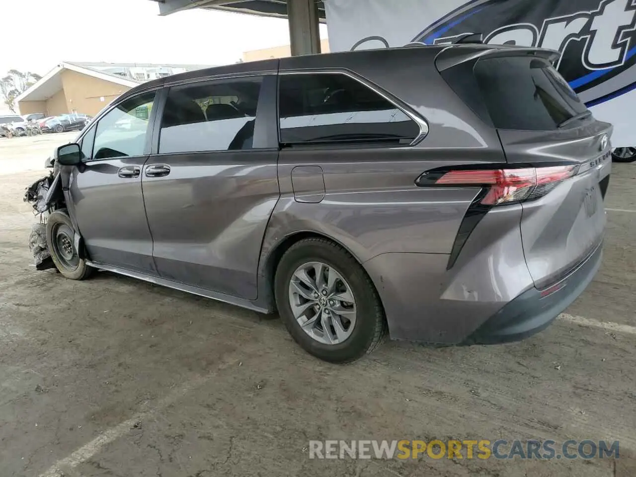 2 Photograph of a damaged car 5TDKRKECXNS076178 TOYOTA All Models 2022