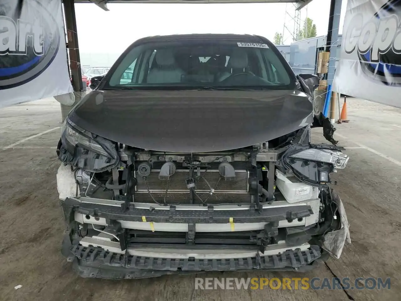 5 Photograph of a damaged car 5TDKRKECXNS076178 TOYOTA All Models 2022