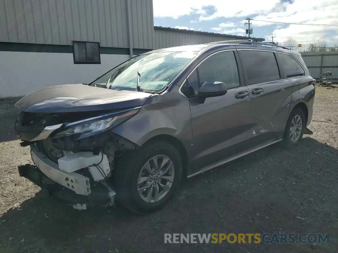 1 Photograph of a damaged car 5TDKSKFC6NS063429 TOYOTA All Models 2022