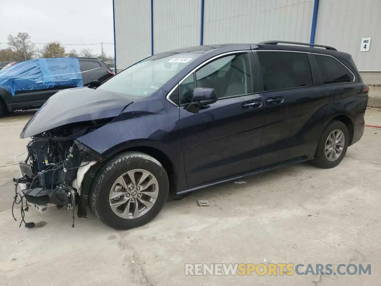 1 Photograph of a damaged car 5TDKSKFC9NS049704 TOYOTA All Models 2022