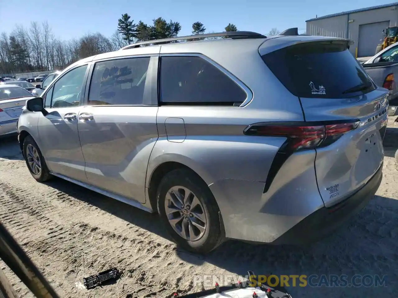 2 Photograph of a damaged car 5TDKSKFC9NS051307 TOYOTA All Models 2022