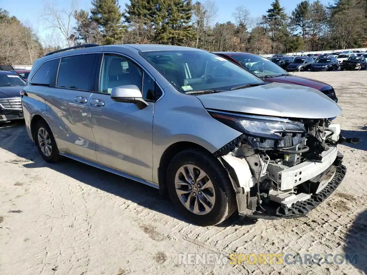 4 Photograph of a damaged car 5TDKSKFC9NS051307 TOYOTA All Models 2022