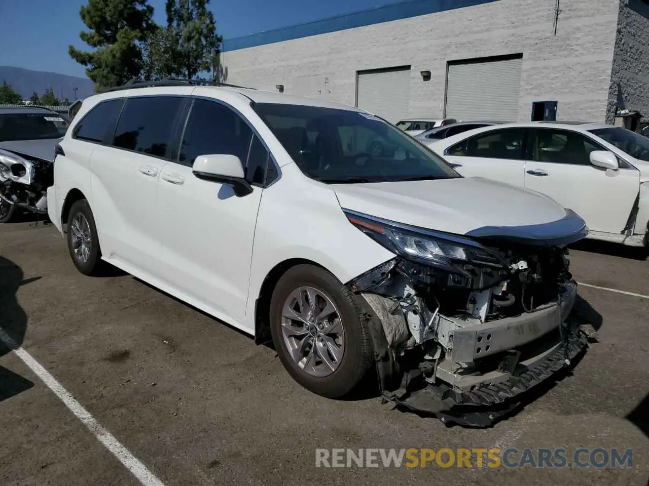 4 Photograph of a damaged car 5TDKSKFCXNS058685 TOYOTA All Models 2022