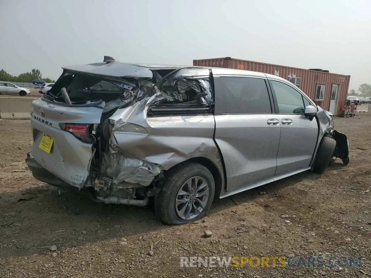 3 Photograph of a damaged car 5TDYRKEC0NS128511 TOYOTA All Models 2022