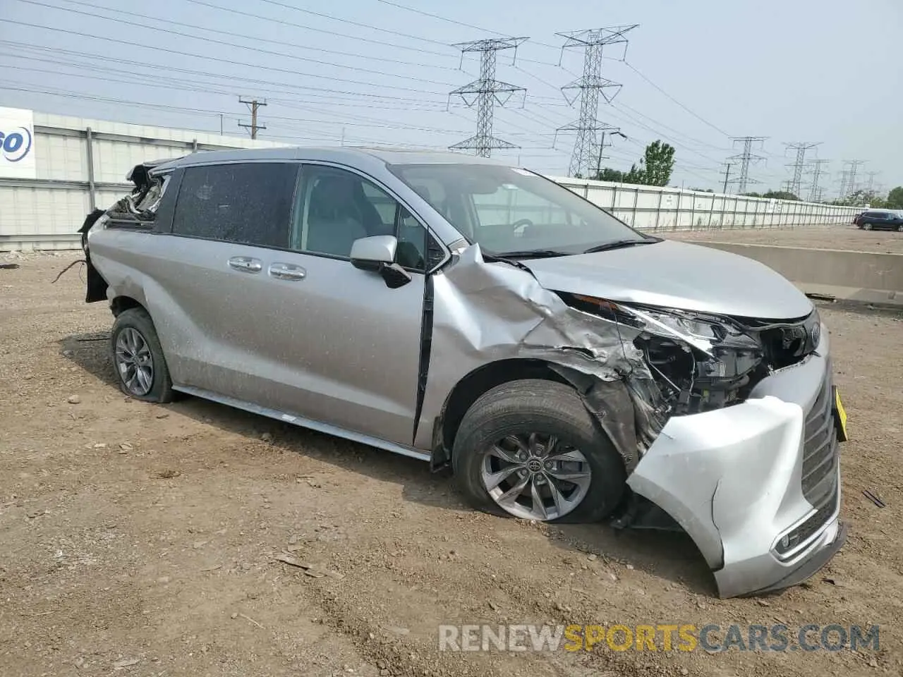 4 Photograph of a damaged car 5TDYRKEC0NS128511 TOYOTA All Models 2022