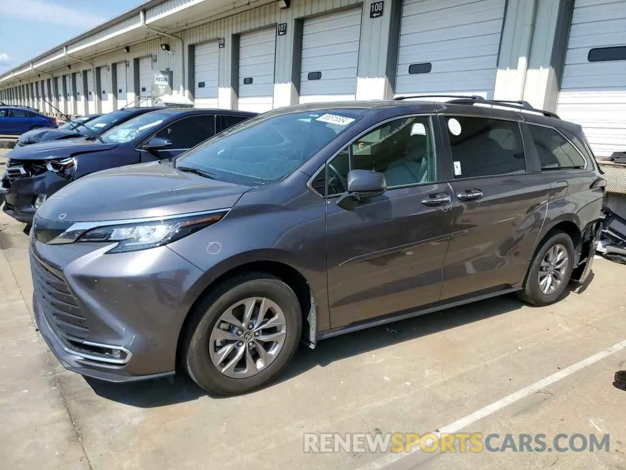 1 Photograph of a damaged car 5TDYRKEC2NS136075 TOYOTA All Models 2022