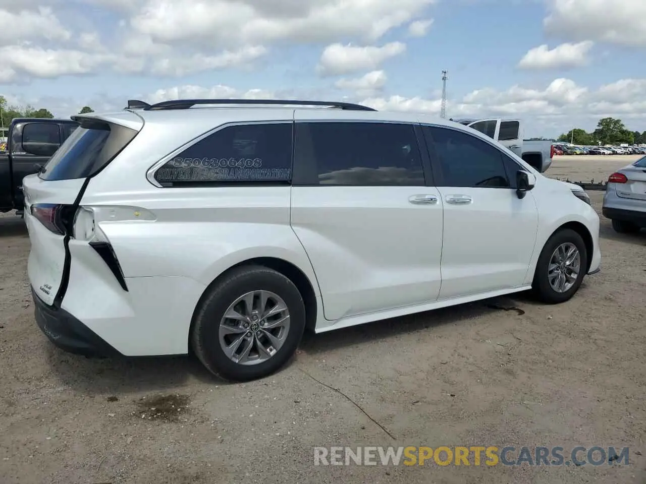 3 Photograph of a damaged car 5TDYRKEC3NS113730 TOYOTA All Models 2022