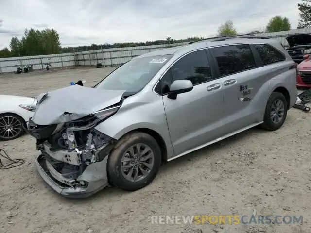 1 Photograph of a damaged car 5TDYRKEC4NS081872 TOYOTA All Models 2022