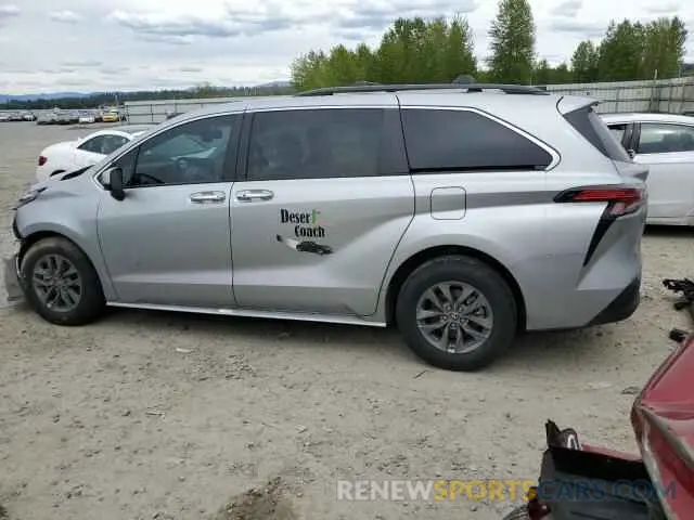 2 Photograph of a damaged car 5TDYRKEC4NS081872 TOYOTA All Models 2022