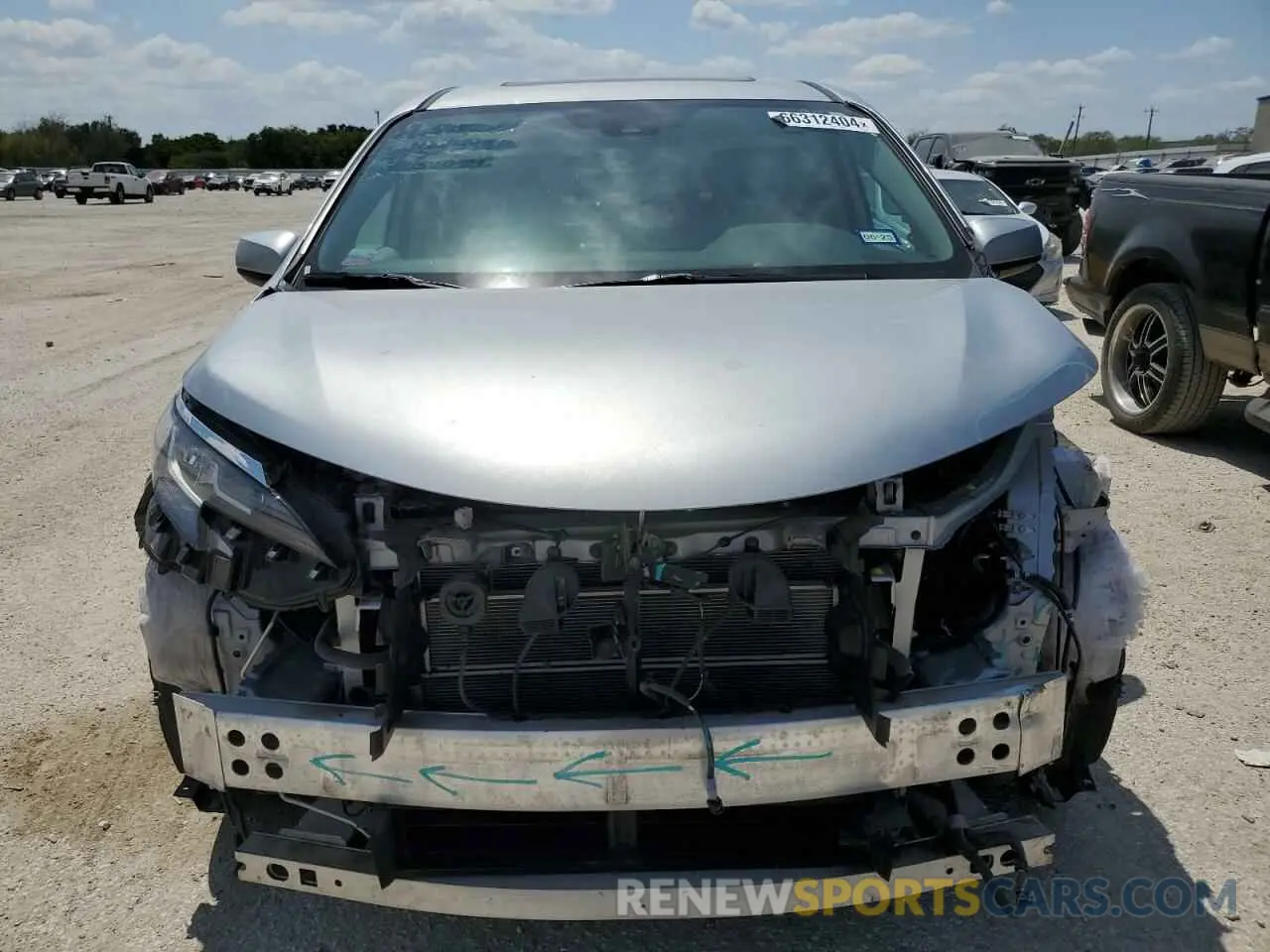 5 Photograph of a damaged car 5TDYRKEC4NS126745 TOYOTA All Models 2022