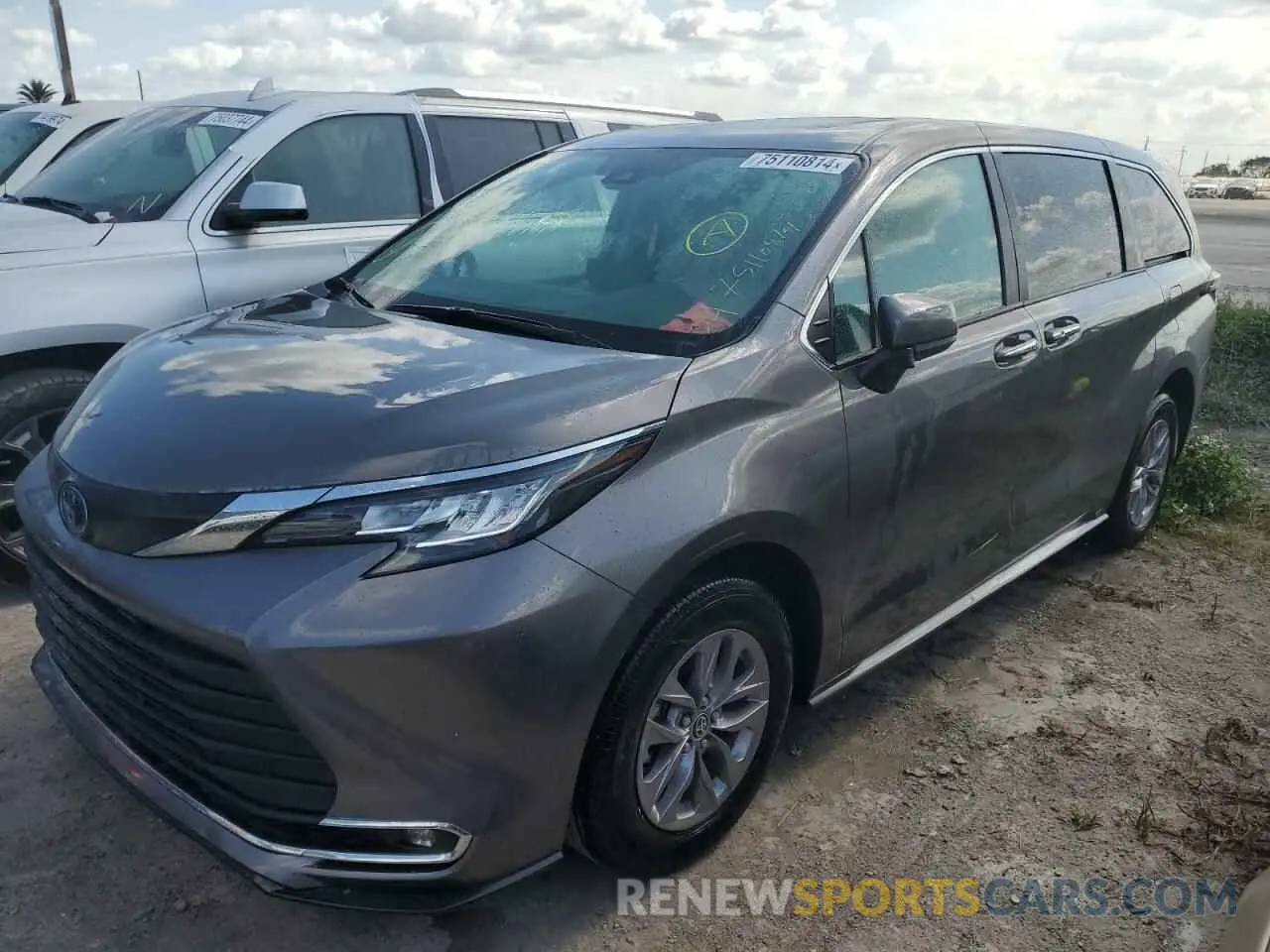 1 Photograph of a damaged car 5TDYRKEC4NS130794 TOYOTA All Models 2022