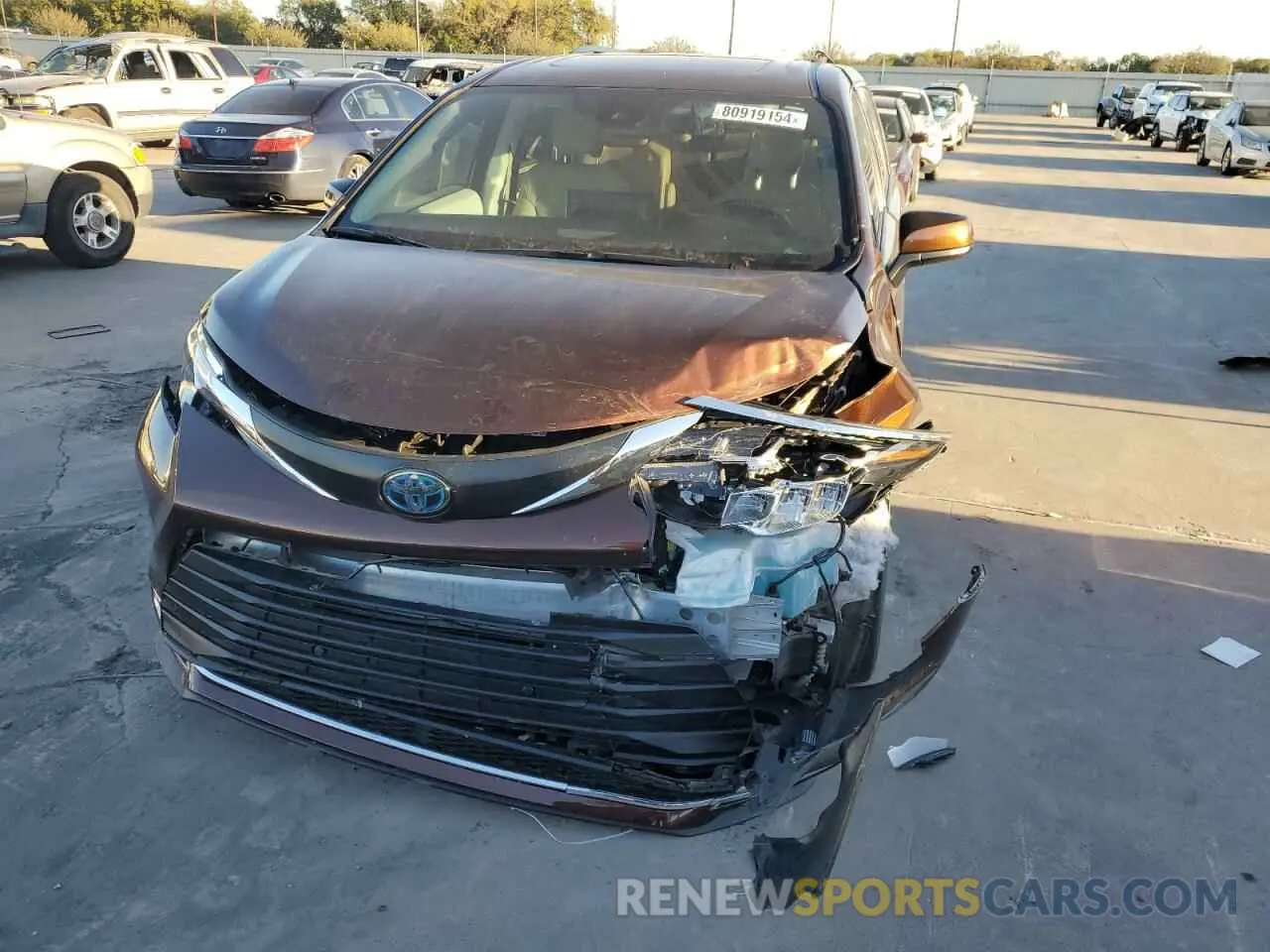 5 Photograph of a damaged car 5TDYRKEC6NS094932 TOYOTA All Models 2022