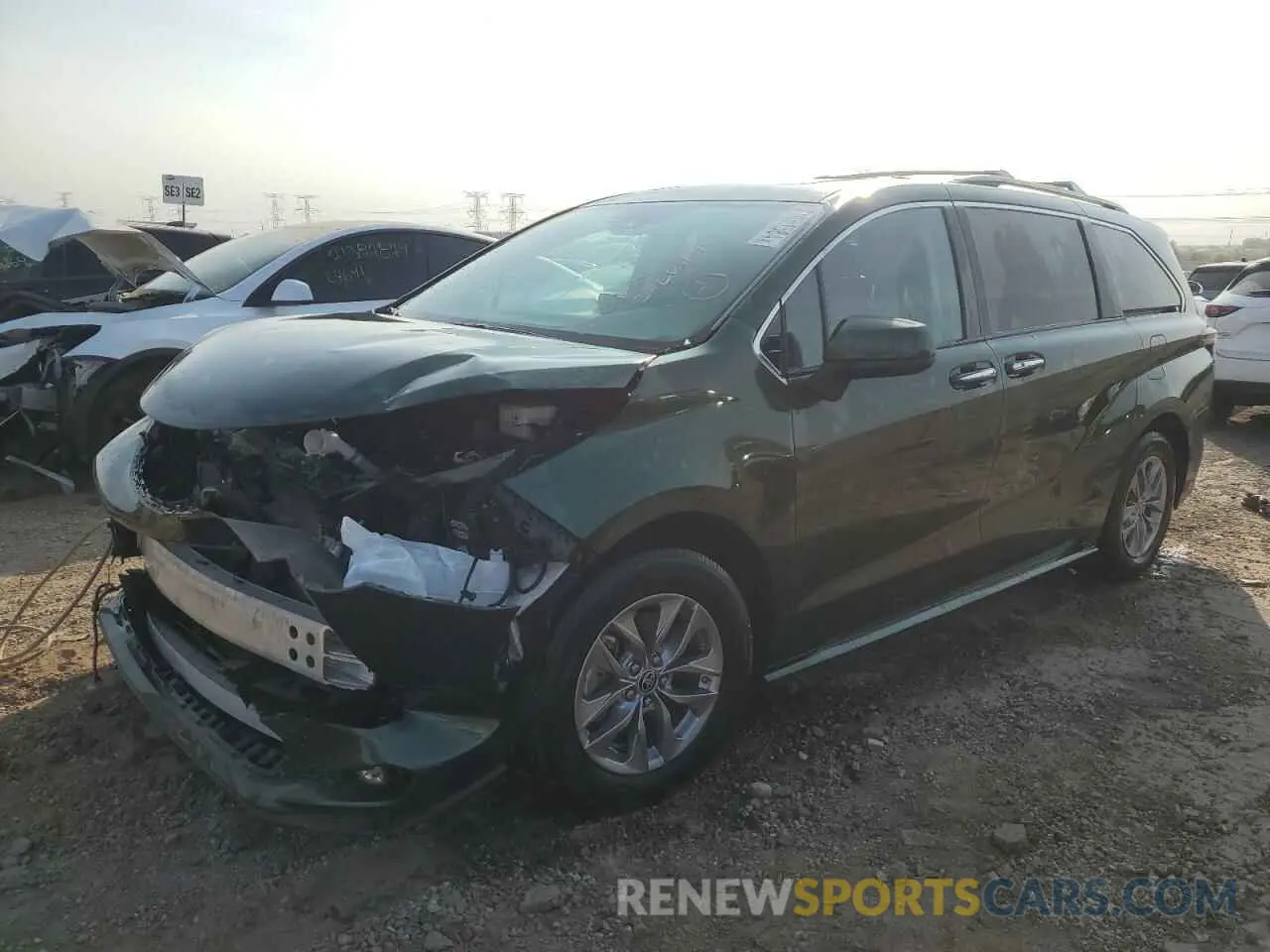 1 Photograph of a damaged car 5TDYSKFC6NS061836 TOYOTA All Models 2022