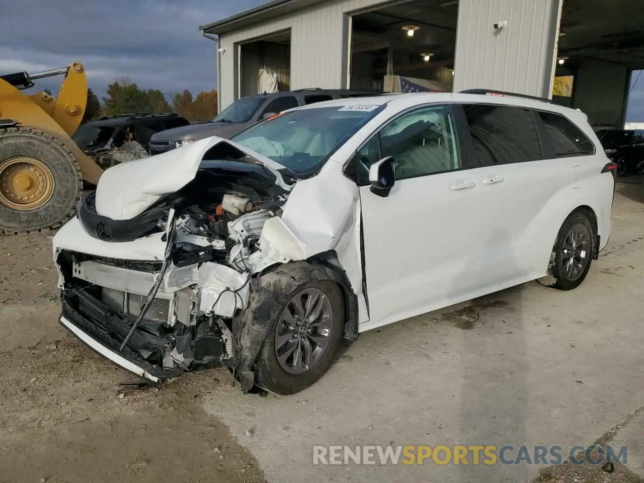 1 Photograph of a damaged car 5TDBSKFC3PS098710 TOYOTA All Models 2023