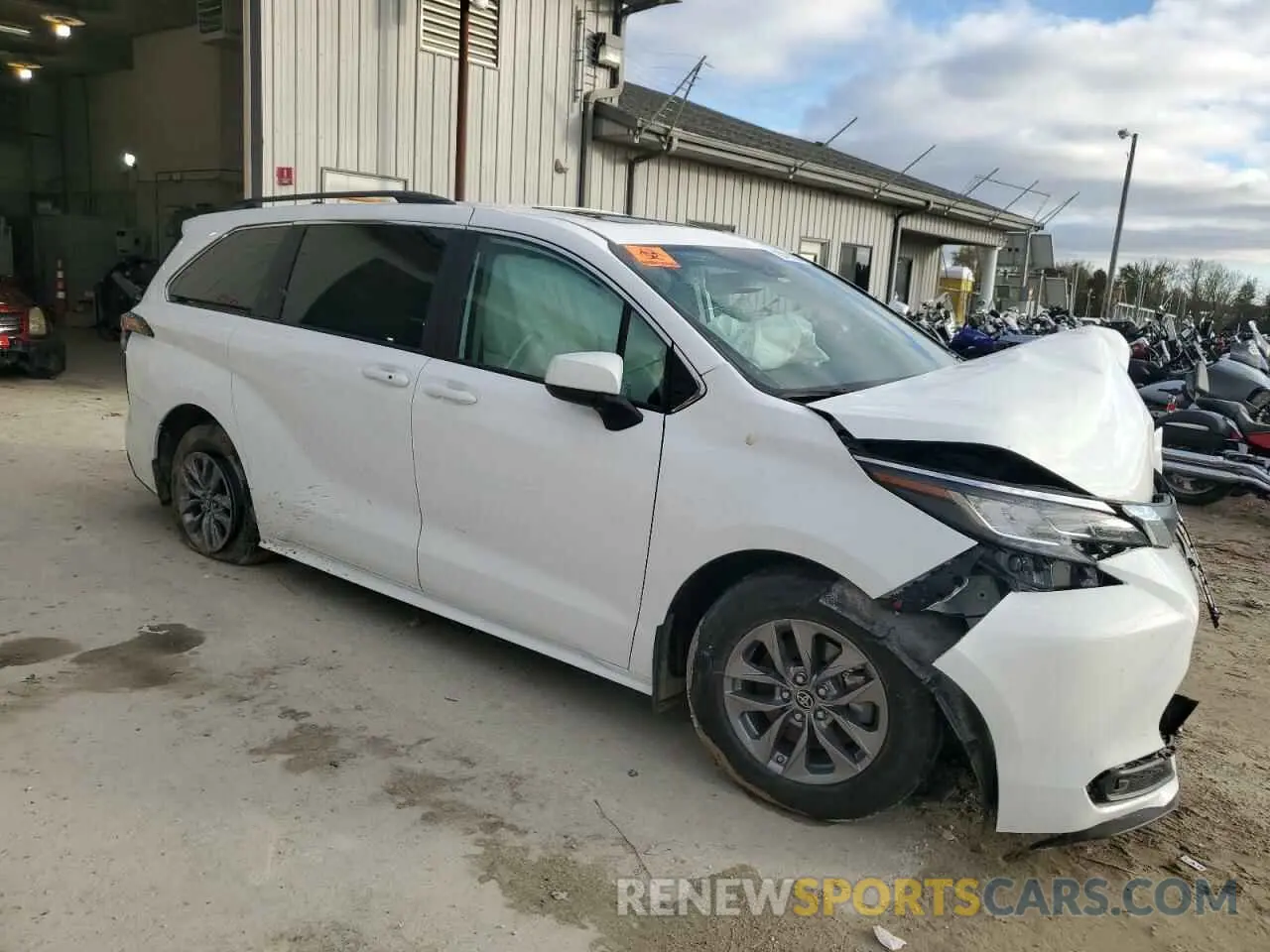 4 Photograph of a damaged car 5TDBSKFC3PS098710 TOYOTA All Models 2023