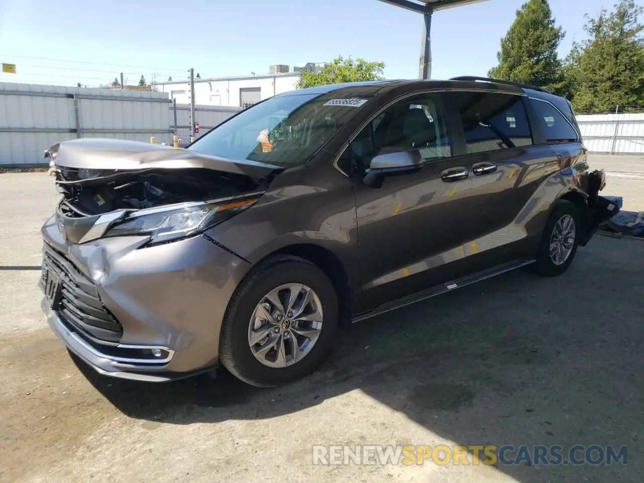 1 Photograph of a damaged car 5TDJRKEC2PS173549 TOYOTA All Models 2023