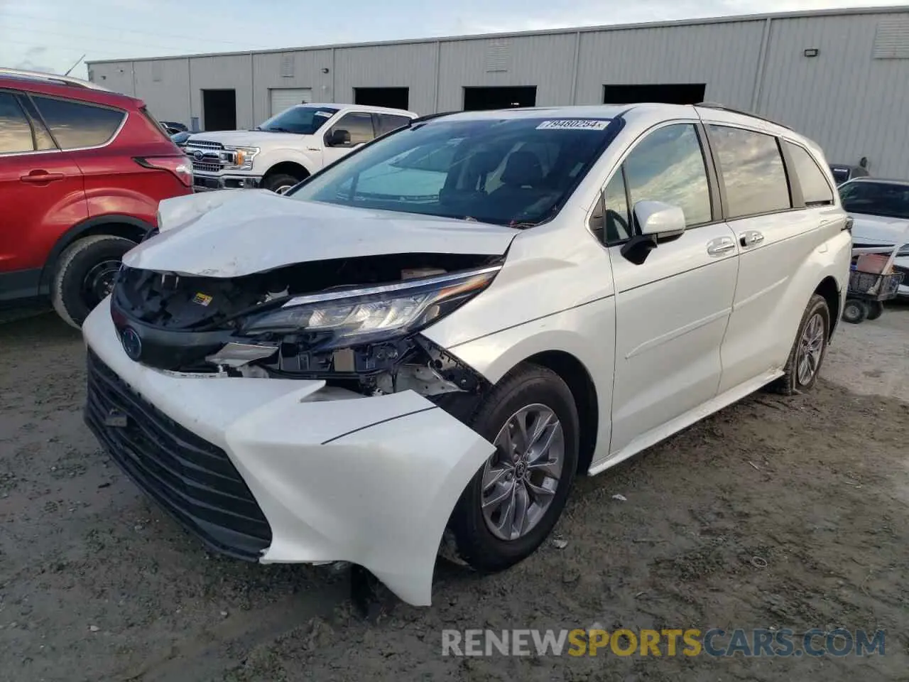 1 Photograph of a damaged car 5TDJRKEC6PS156270 TOYOTA All Models 2023