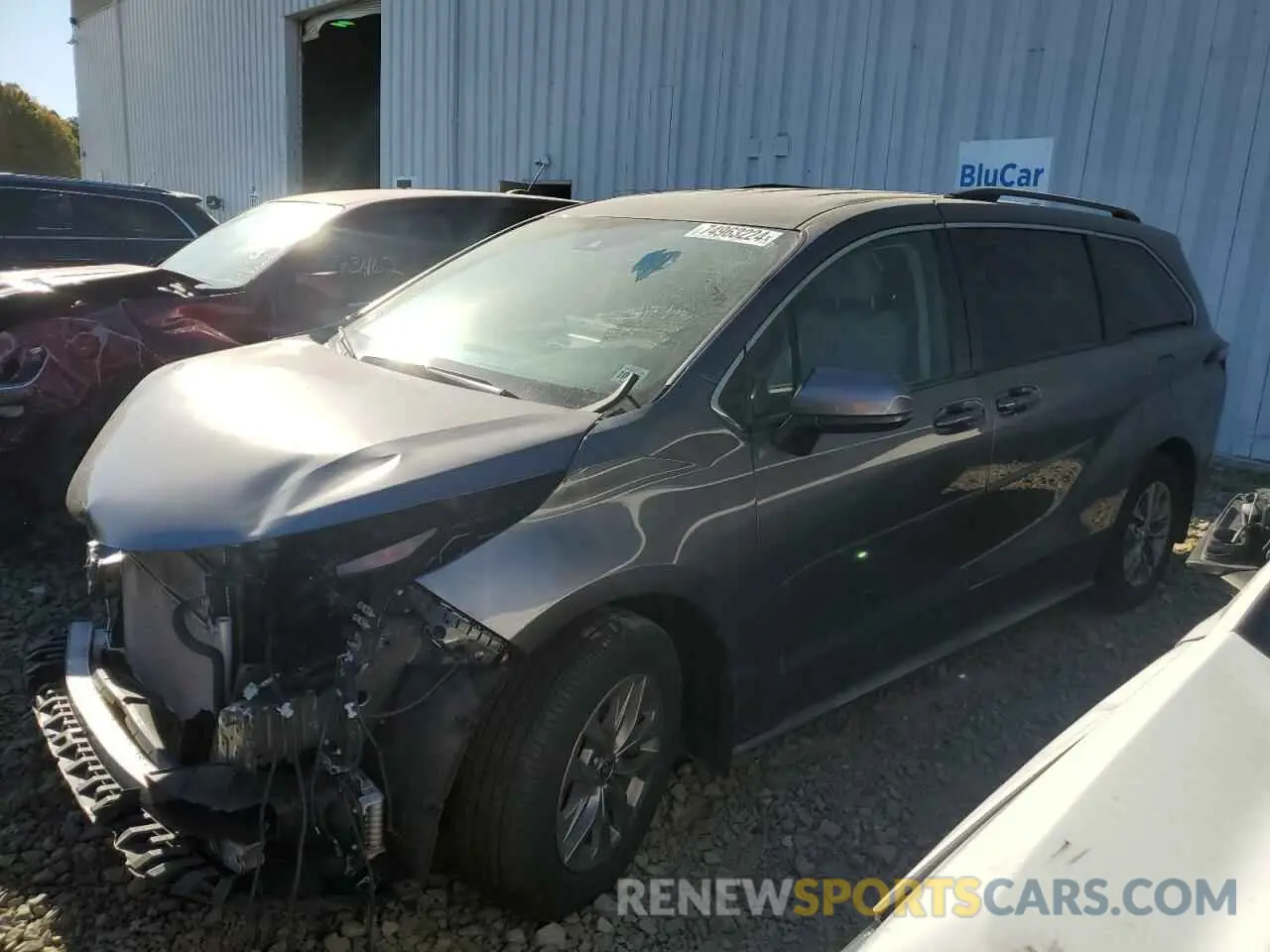 1 Photograph of a damaged car 5TDKRKEC3PS136868 TOYOTA All Models 2023