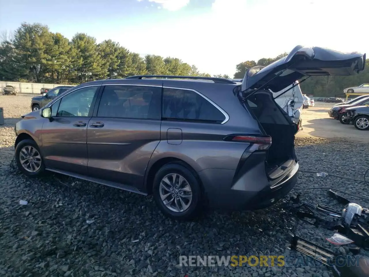 2 Photograph of a damaged car 5TDKRKEC3PS136868 TOYOTA All Models 2023