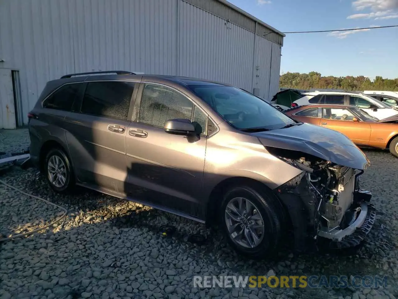 4 Photograph of a damaged car 5TDKRKEC3PS136868 TOYOTA All Models 2023
