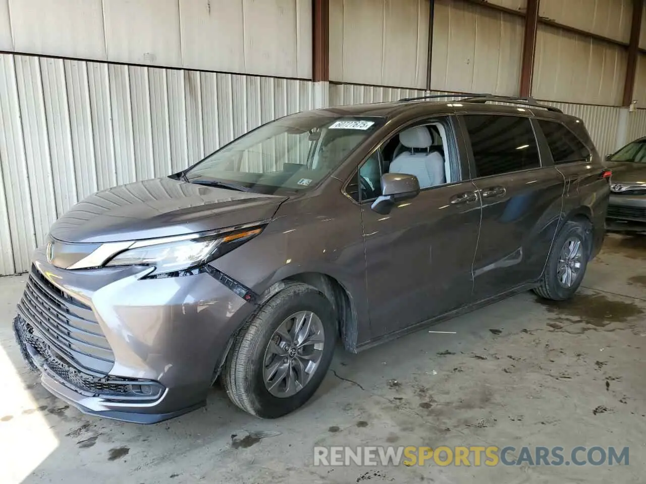1 Photograph of a damaged car 5TDKRKEC4PS140265 TOYOTA All Models 2023