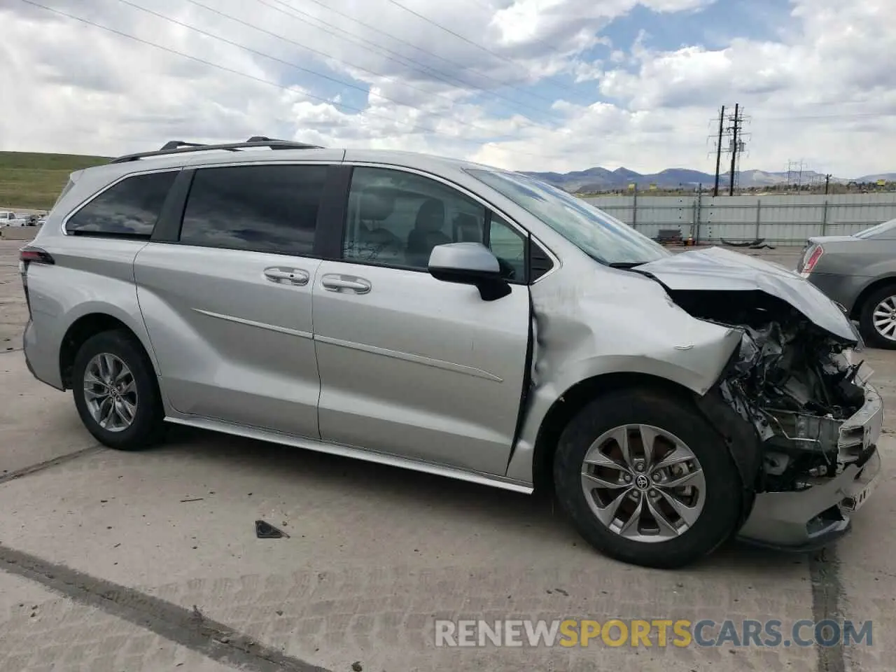 4 Photograph of a damaged car 5TDKSKFC0PS075157 TOYOTA All Models 2023