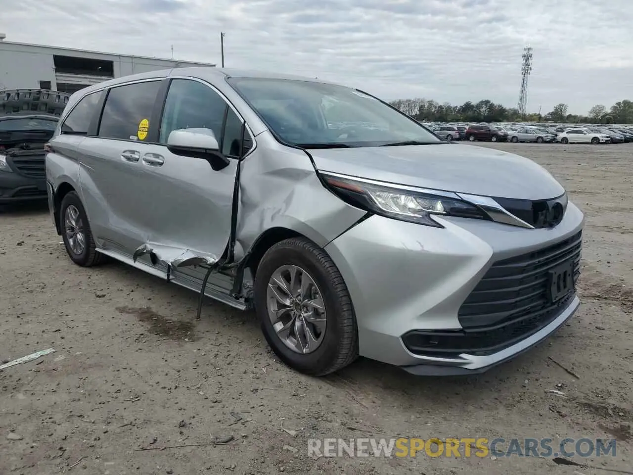 4 Photograph of a damaged car 5TDKSKFCXPS079037 TOYOTA All Models 2023
