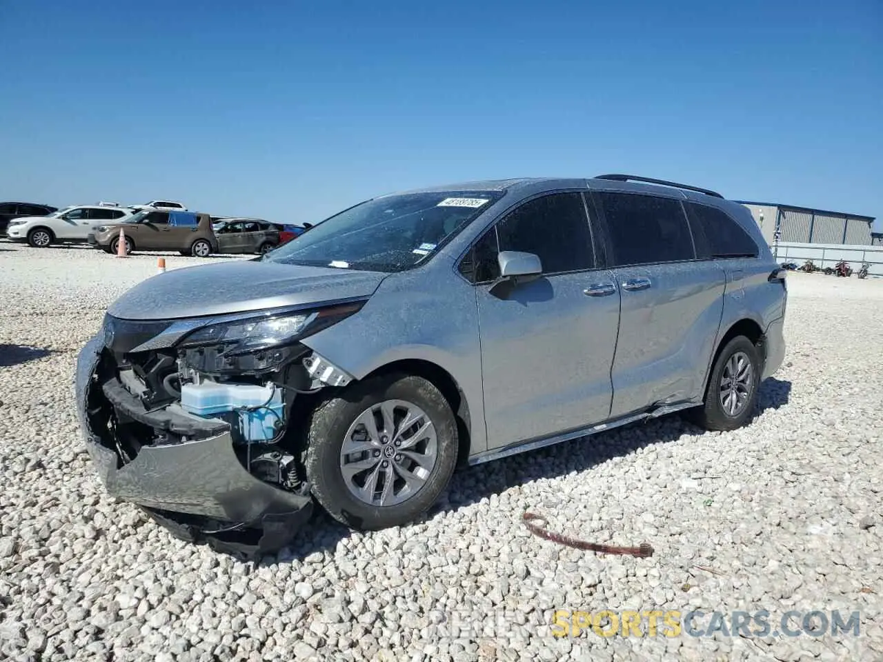 1 Photograph of a damaged car 5TDYRKEC0PS165030 TOYOTA All Models 2023