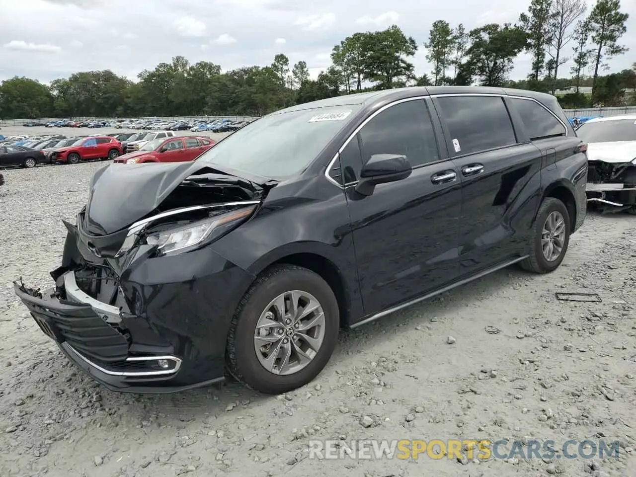 1 Photograph of a damaged car 5TDYRKEC2PS136810 TOYOTA All Models 2023