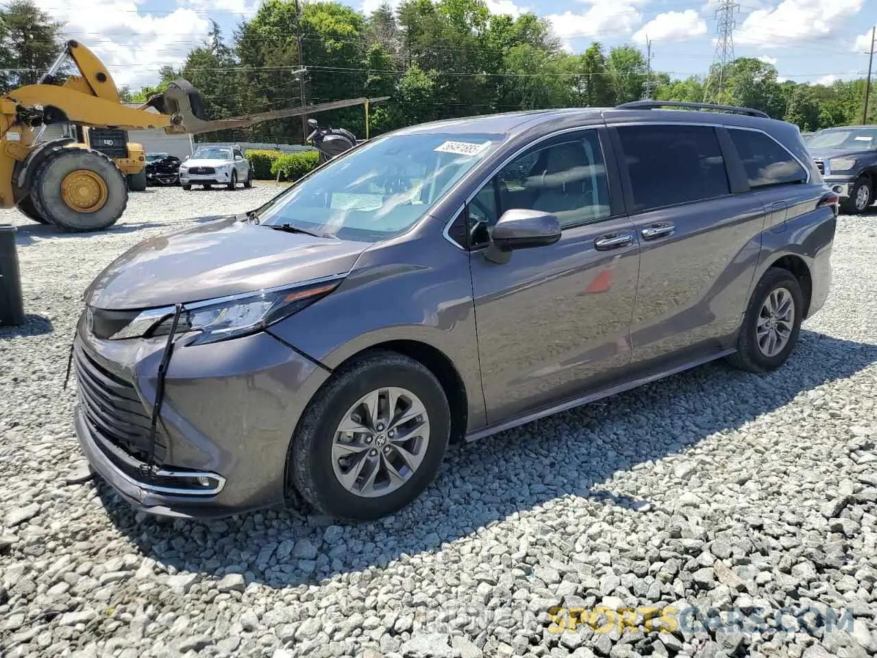 1 Photograph of a damaged car 5TDYRKEC2PS162856 TOYOTA All Models 2023
