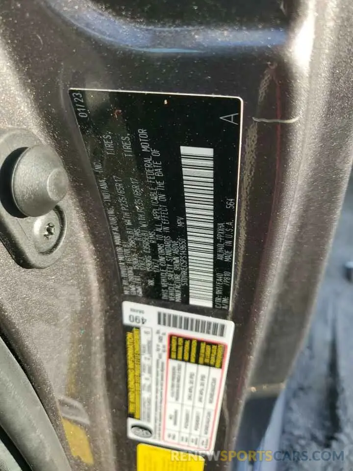 13 Photograph of a damaged car 5TDYRKEC5PS149650 TOYOTA All Models 2023