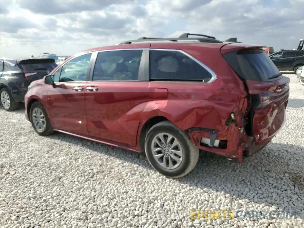 2 Photograph of a damaged car 5TDYRKEC7PS140450 TOYOTA All Models 2023