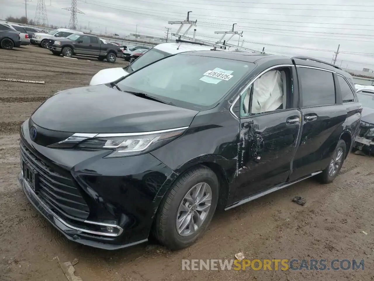 1 Photograph of a damaged car 5TDYRKEC9PS164734 TOYOTA All Models 2023