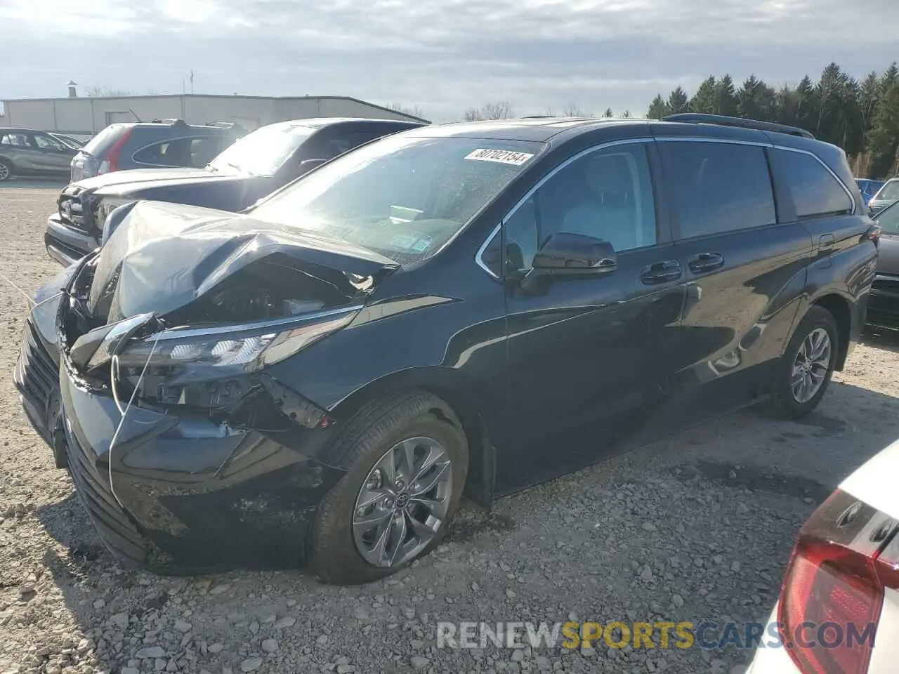 1 Photograph of a damaged car 5TDBSKFC0RS139118 TOYOTA All Models 2024